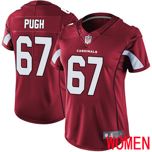 Arizona Cardinals Limited Red Women Justin Pugh Home Jersey NFL Football #67 Vapor Untouchable->arizona cardinals->NFL Jersey